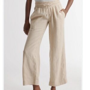 Ann Taylor Beige Wide Leg Pants